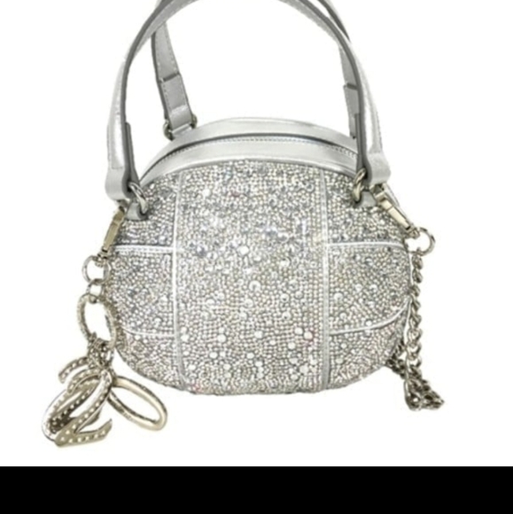 Betsey Johnson Limited Edition NYE 2020 Ball Drop Crossbody, Silver - Picture 3 of 9